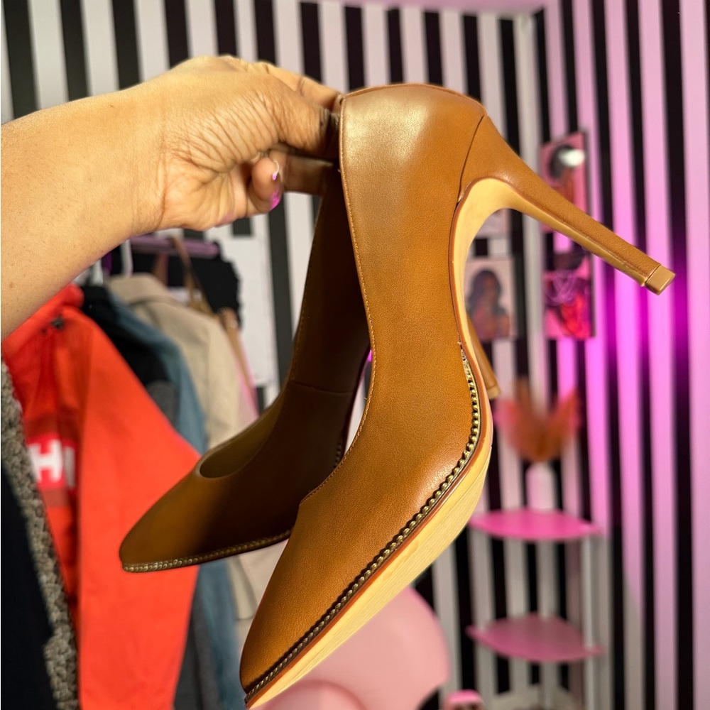 BCBG Brown Stiletto Heels